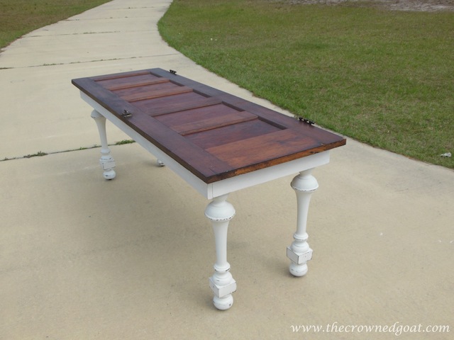 Building a Console Table From an Old Door