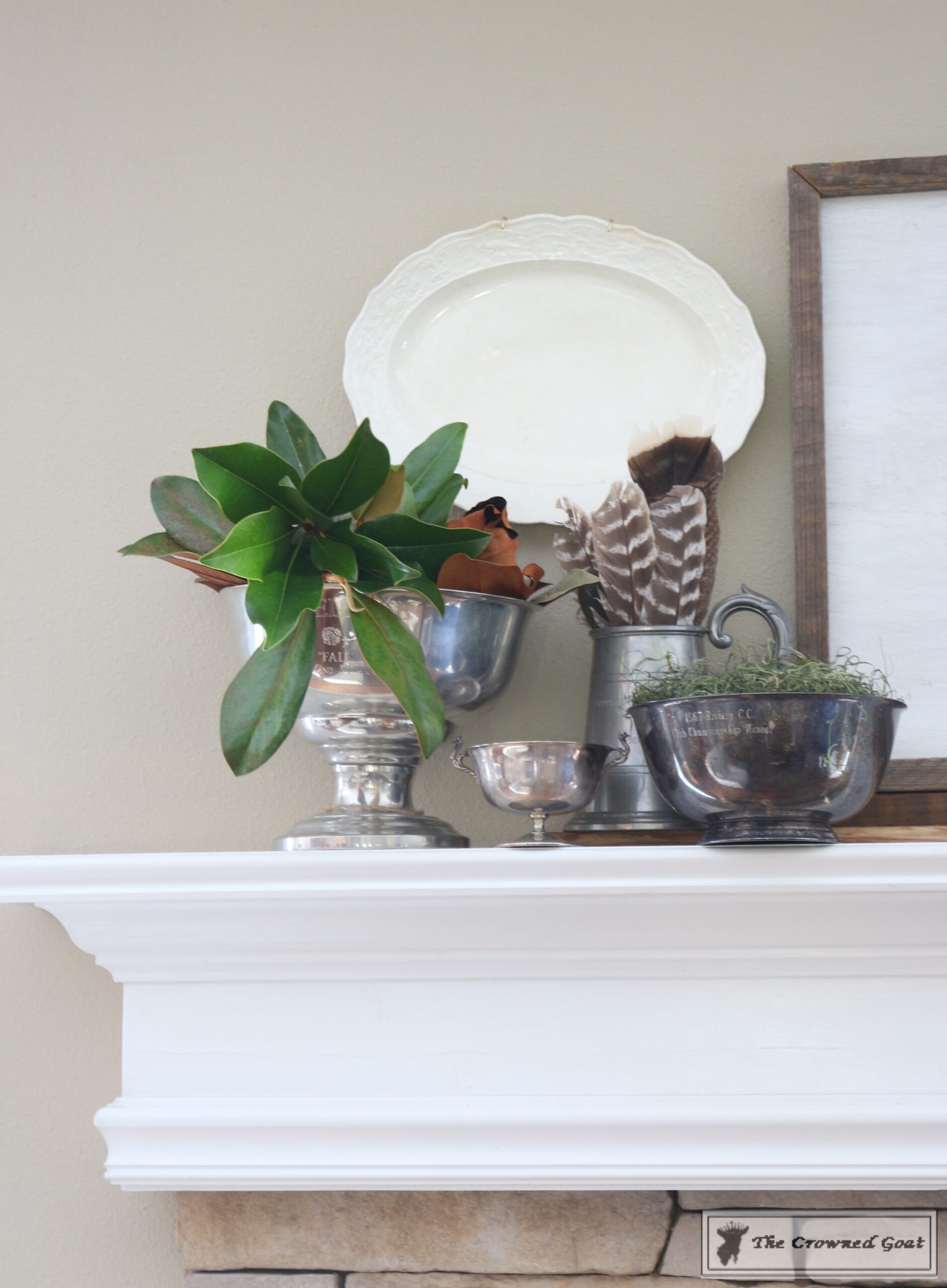 Summer Inspired Mantel