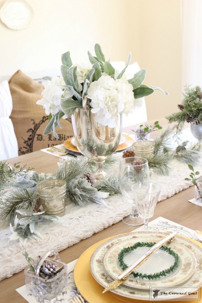 Christmas Dining Room at Loblolly Manor