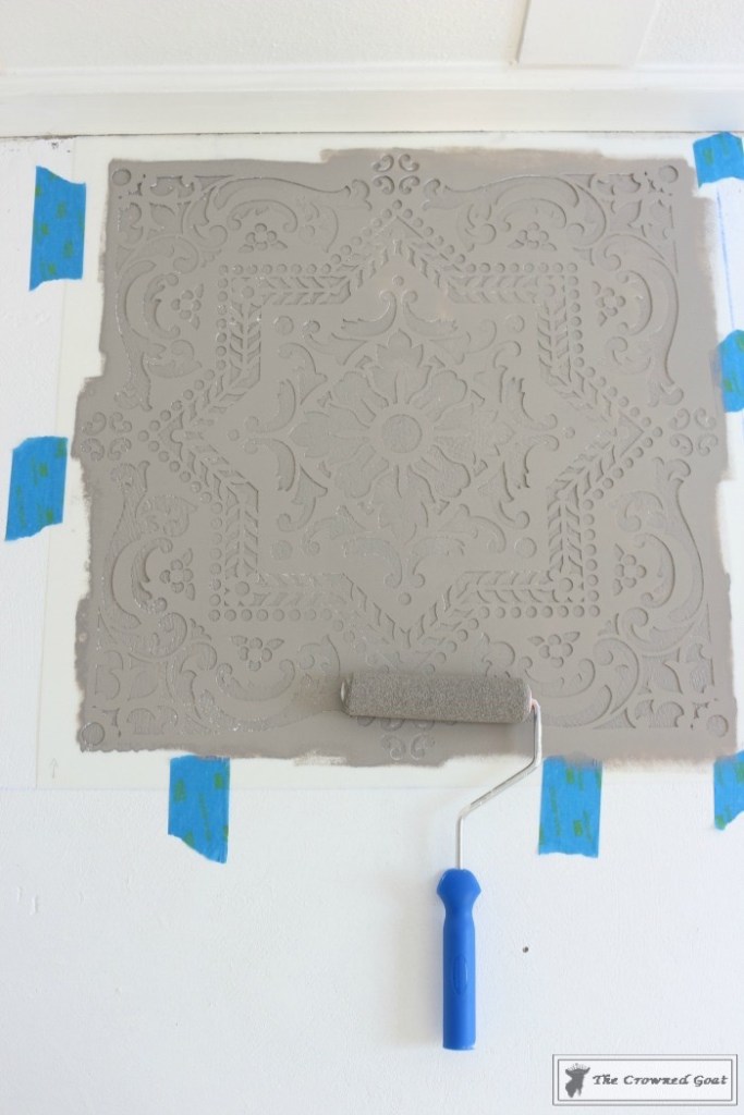 Easily Stencil a Concrete Floor-8