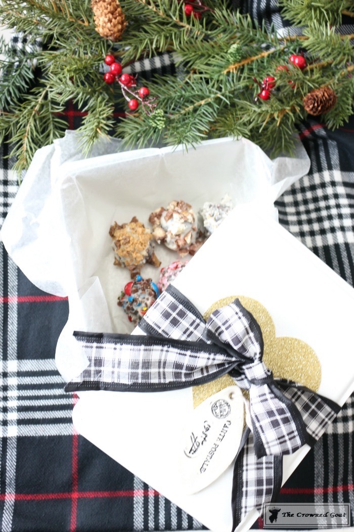 Fudgy Christmas Brownie Bites